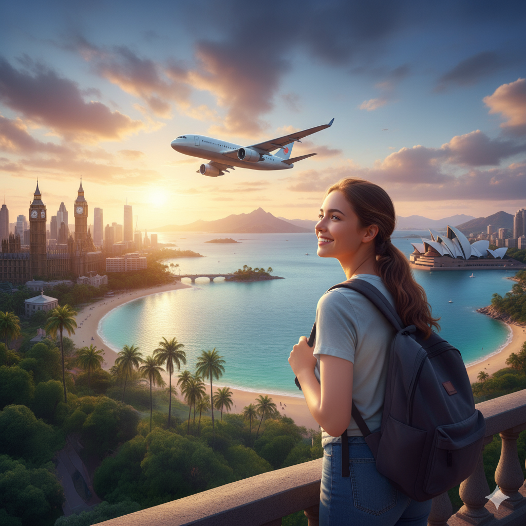 Student exploring international aviation opportunities
